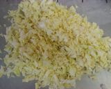 A picture of step 1 of Ground Meat Cutlets with Lots of Cabbage.