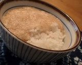 A picture of step 3 of Breakfast Rice with Grated Yam.