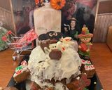Hình bước làm 4 của món Halloween trên đảo ma quái