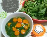 Foto langkah ke 7 dari resep Sayur Bayam Mix Jagung & Wortel.