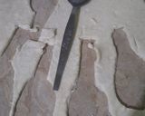 A picture of step 10 of #Chiken_grill_bite_in_Puff #spoon.With#Lentil_Soup.