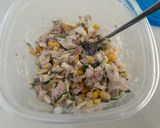 洋蔥櫛瓜鮪魚蛋吐司的食譜步驟2照片