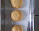Foto langkah ke 4 dari resep Mexican Coffee Bun alias "Roti Boy" (takaran sendok).