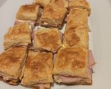 Foto del paso 4 de la receta: Fosforitos: hojaldre relleno de jamón y queso