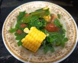 Foto langkah ke 3 dari resep Bening kelor jagung dan kates.