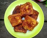 Foto langkah ke 7 dari resep Mini Sweet Cinnamon Cheese French Toast.