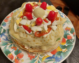 Foto del paso 5 de la receta: Torres de panqueques 1 vegetarian@ otro con jamón y paté! Glup !