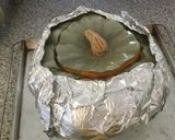 Foto del paso 13 de la receta: Zapallo relleno al horno (vegetariano)