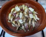 Foto del paso 3 de la receta: Alcachofas con panceta al parmesano