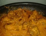 A picture of step 6 of Meatballs in Fried Tomato Sauce.
