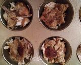 A picture of step 2 of Leftover Turkey n Stuffin' Muffin.