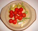 A picture of step 3 of Anchovy and Tomatoes with Rosemary.
