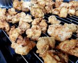 A picture of step 3 of Salted Egg & Mongolian Buttermilk Crispy Chicken.