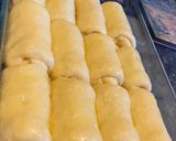 Pas rețetă Pachețele din cocă de cartofi, umplute cu brânză dulce de vacă, stafide și mere cu scorțișoară😋 2 fotografie