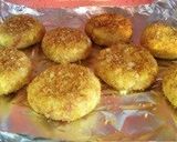 A picture of step 10 of Baked Croquettes with Bacon, Corn & Cheese.