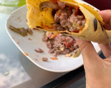 Foto del paso 3 de la receta: Burrito saludable de carne y verduras