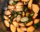 Hình bước làm 2 của món Cá hồi ngâm tương