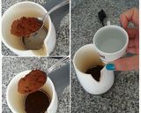 A picture of step 4 of Turkish Coffee (Türk Kahvesi) and details as well as with fragrance.