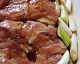 A picture of step 1 of Crispy-Skinned Teriyaki Chicken (Grilled).
