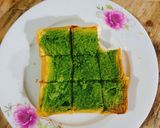 Hình bước làm 2 của món Sandwich matcha