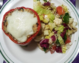 Foto del paso 7 de la receta: Pimientos rellenos vegetarianos en air fryer
