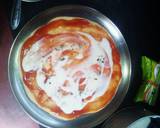 Paneer pasta pizza recipe step 4 photo