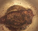 A picture of step 5 of Strip Steak.. Roasted-well Done..