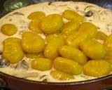 A picture of step 10 of Kabocha Squash Gnocchi Cream Sauce.