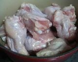 A picture of step 1 of Rich Drumstick Simmer with Marinated Eggs.