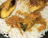 A picture of step 6 of Hilsa Biryani # hnv.