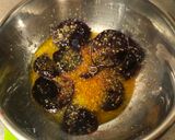 A picture of step 1 of Beetroot Caprese.
