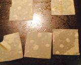 A picture of step 2 of Pepperoni Wonton Snackers.