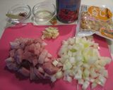A picture of step 1 of Pork and Beans.