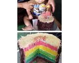 Foto langkah ke 4 dari resep Rainbow Cake.