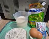 Foto langkah ke 1 dari resep Belgian Waffle Matcha.