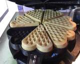 Waffle langkah memasak 5 foto