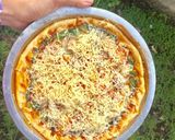 Foto langkah ke 4 dari resep Pizza teflon / oven no telur lembut.