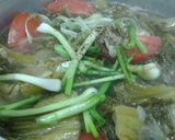 Hình bước làm 3 của món Canh dưa cải thịt bò