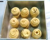 Foto langkah ke 6 dari resep Roti Sobek Cokelat Keju Super Lembut.