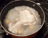 A picture of step 2 of Home Recipe for Simmered Chicken Offal and Ovaries.