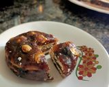 A picture of step 4 of Dates-Cashew Bites or Khajur Pak.