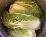 A picture of step 1 of California Farm Fermented Napa Cabbage Kim Chi.