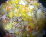 A picture of step 5 of Chop Suey with Shrimp and Chinese Cabbage.