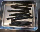 A picture of step 1 of Kombu Bacon Wrap for a Western-style Osechi (New Year's Feast).