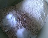 A picture of step 1 of Sig's wholemeal and oat soda bread.