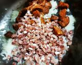 Foto del paso 2 de la receta: Espaguetis con jamón y chorizo gluten free