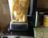 A picture of step 8 of Homemade Mango Pineapple Ice Cream.