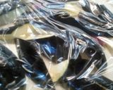 A picture of step 4 of Low-Cal Non-Fried Eggplant Hors d'Oeuvre.