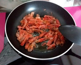 Foto del paso 1 de la receta: Champiñones rellenos en salsa de pimientos