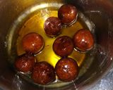 A picture of step 2 of Wheat flour Gulab jamun.